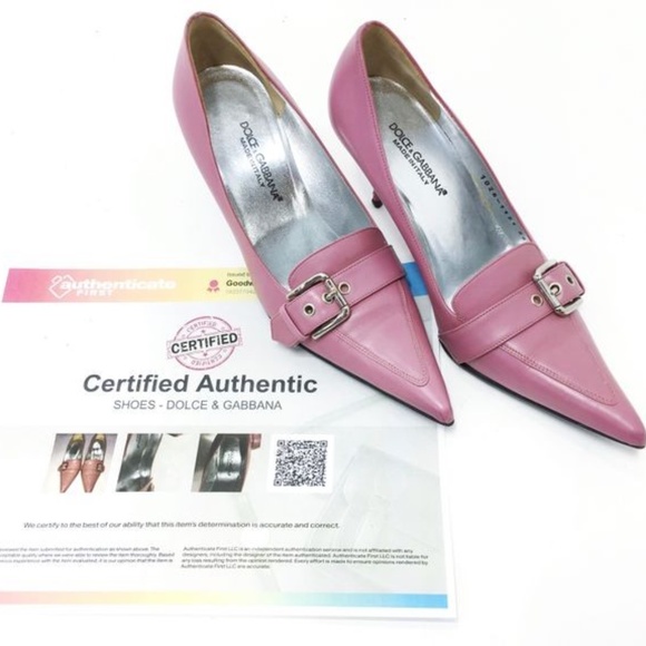 Dolce & Gabbana Pointed Toe Pink Pumps Authentic - Picture 7 of 8